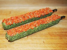 Hryzací tyčinky Supreme: mrkev a brokolice 2 ks